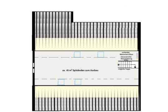 Grundriss Spitzboden 