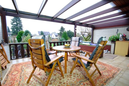 Überdachte Terrasse