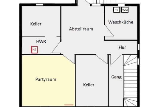 Grundriss Keller