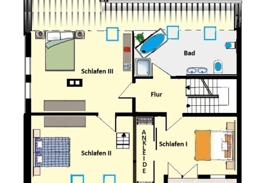 Grundriss Dachgeschoss