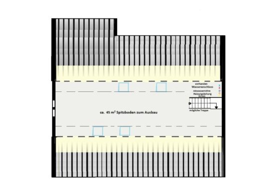 Grundriss Spitzboden 