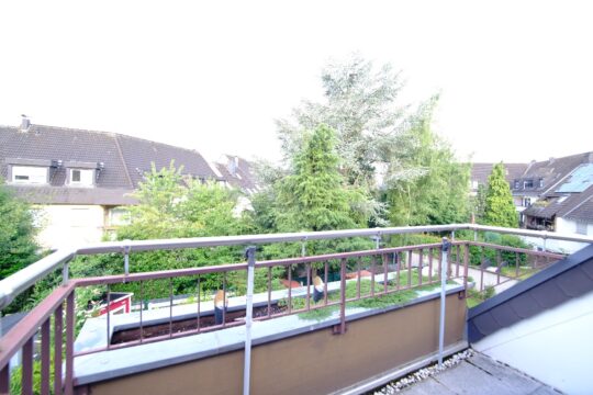 Balkon mit Blick ins Grüne