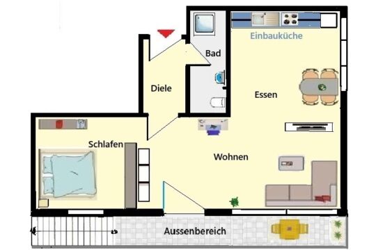 Grundriss Wohnung UG