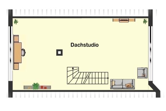 Grundriss Spitzboden