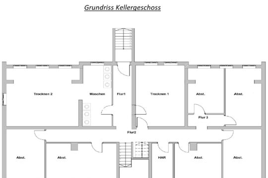Grundriss Keller