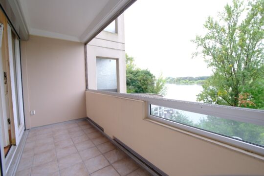 Loggia mit Schiebefenster