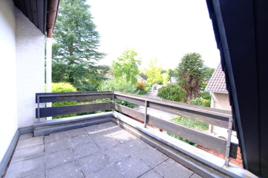 Balkon mit Blick ins Grüne