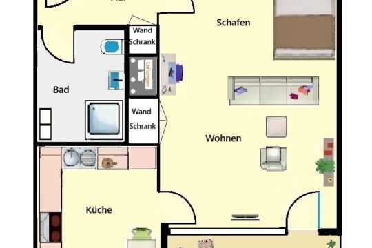Grundriss Wohnung Nr. 3