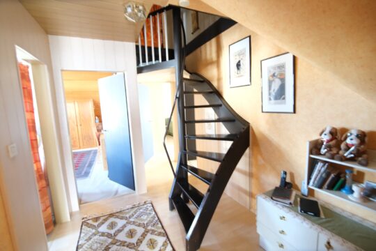 Wendeltreppe zum DG.