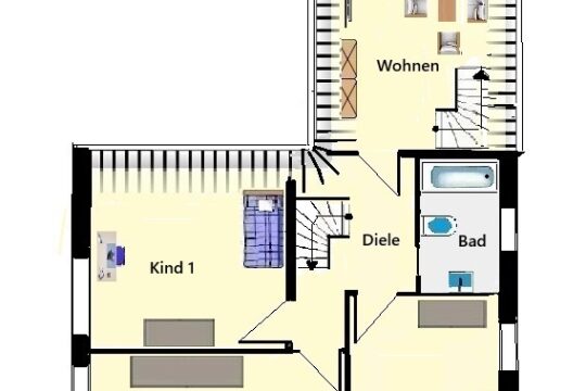 Grundriss Obergeschoss