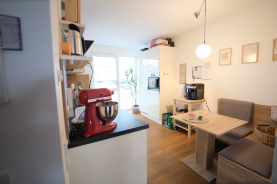 Einbauküche mit Essecke