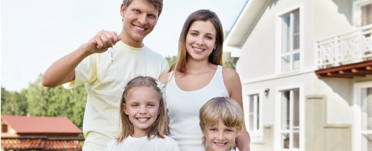 Gepflegte Doppelhaushälfte 550 Meter zum Zentrum.