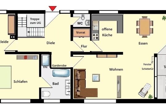 Grundriss Erdgeschoss