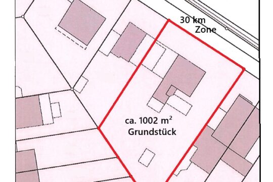 Ausschnitt aus Flurkarte