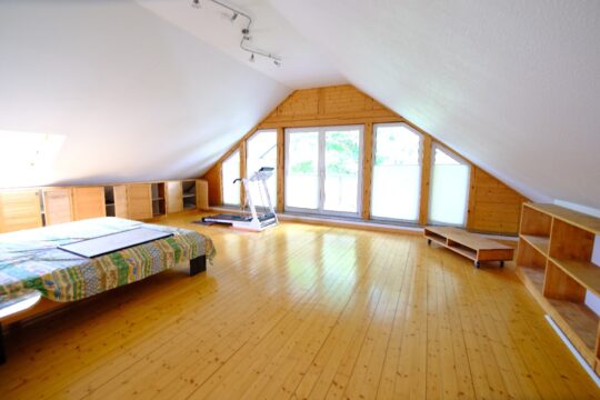 großer Wohnraum mit Loggia OG