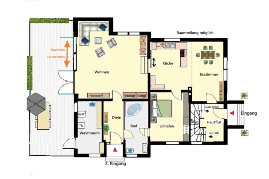 Grundriss Erdgeschoss