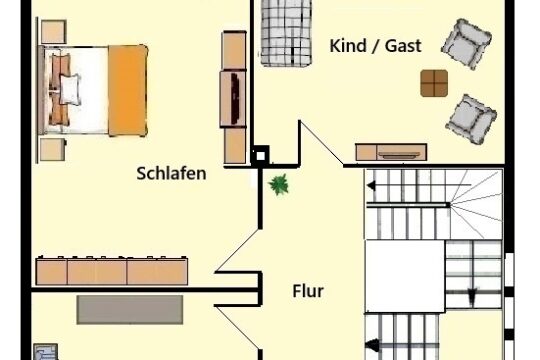 Grundriss 1. Obergeschoss