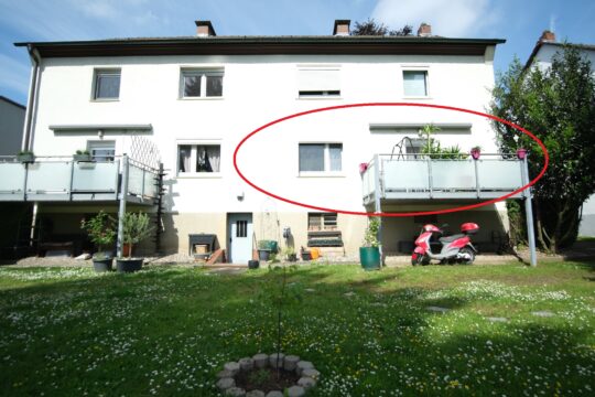 Balkon mit Markise