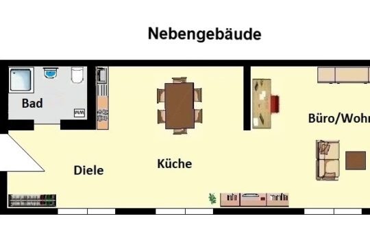 Grundriss Nebengebäude