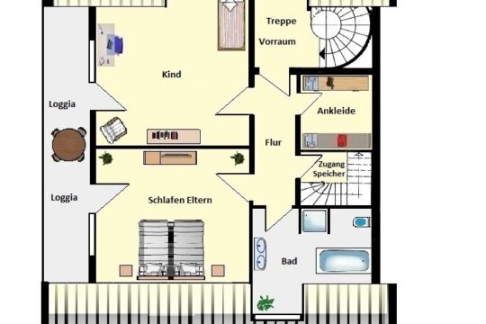 Grundriss Dachgeschoss
