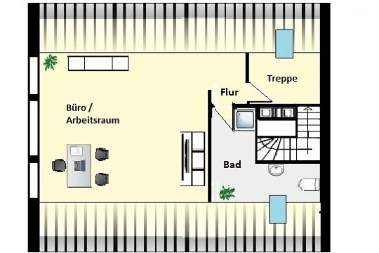 Grundriss Spitzboden