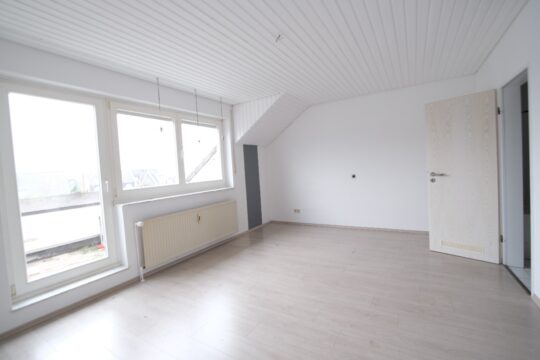 Schlafzimmer mit Dachterrasse