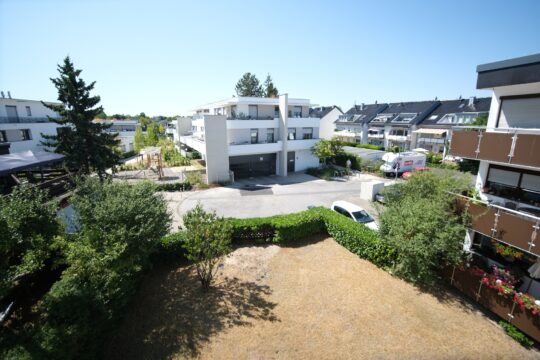 Blick vom Balkon