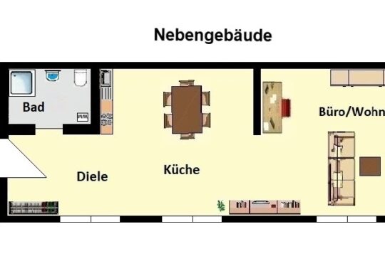 Grundriss Nebengebäude